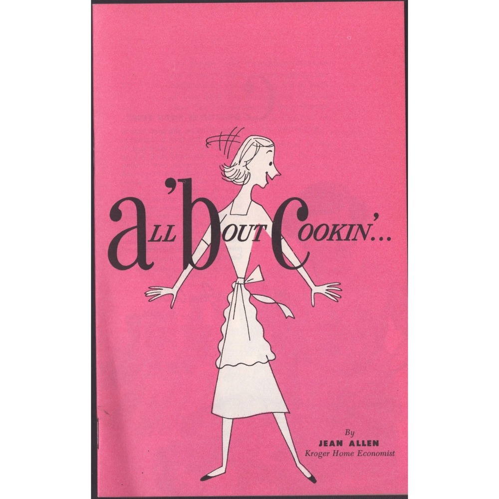Vintage Kroger Jean Allen Cookbook Booklets All About Cookin Dutch Lunch 1950s